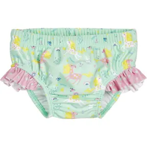 Baby girl swim brief with uv protection Playshoes Unicorn image-0