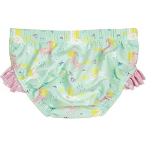 Baby girl swim brief with uv protection Playshoes Unicorn image-1