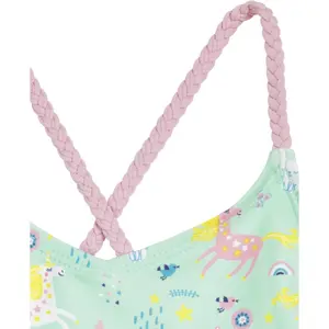 1-piece swimsuit with uv protection for baby girls Playshoes Unicorn image-3
