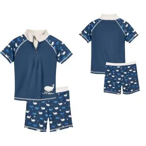 Baby uv protection swimsuit Playshoes Whale image-0