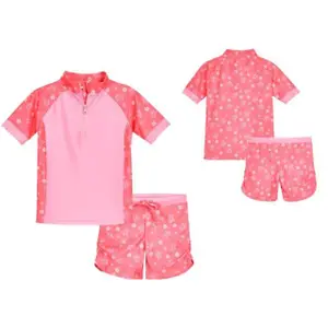 Baby girl uv protection swimsuit Playshoes Hawaii image-0