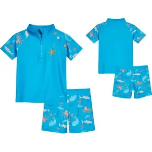 UV protection bath set for children Playshoes Sea Animals image-0
