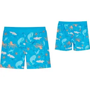 Children's uv protection swim shorts Playshoes Sea Animals image-0