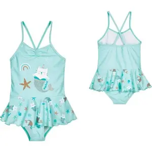 Children's uv protection swimsuit Playshoes Unicorn Mermaid Cat image-0