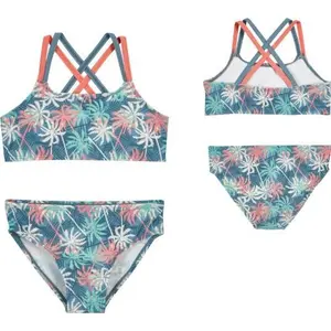 Girl's 2-piece uv protection swimsuit Playshoes Palms image-0