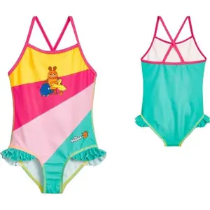UV protection baby girls' swimsuit Playshoes Die Maus Friends image-0