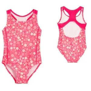 UV protection one-piece swimsuit for girls Playshoes Spots image-0