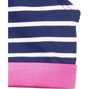 2-piece swimsuit with uv protection large girl Playshoes Stripes image-4