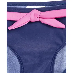 2-piece swimsuit with uv protection large girl Playshoes Stripes image-3