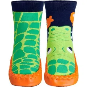 Baby Slippers Playshoes Crocodile (x2) image-0