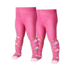 Baby star tights Playshoes (x2) image-0