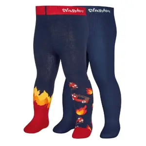 Children's tights Playshoes Fire Brigarde (x2) image-0