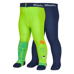 Children's tights Playshoes Crocodile (x2) image-1