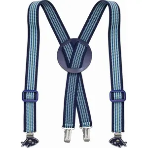 Children's striped suspenders Playshoes Shark image-0