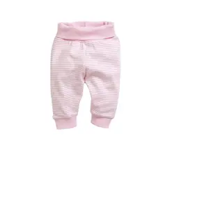 Baby girl striped puffed joggers Playshoes Interlock image-0
