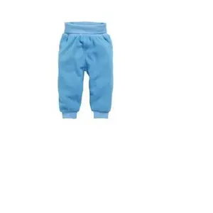 Baby fleece puffed joggers with knitted cuffs Playshoes image-0