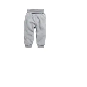 Baby fleece puffed joggers with knitted cuffs Playshoes image-0