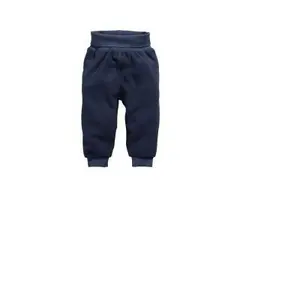 Baby fleece puffed joggers with knitted cuffs Playshoes image-0