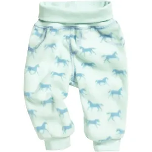 Baby boy puffy jogger pants with horses Playshoes image-0