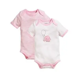 Baby Bodysuits Playshoes Elephant (x2) image-0