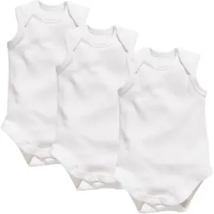 Baby boy sleeveless bodysuits Playshoes Uni (x3) image-1