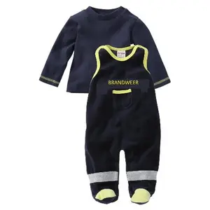 Baby romper and t-shirt set Playshoes Brandweer image-0