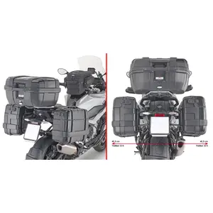 Support valises latérales moto Spécifique Givi Pl One Monokey Bmw S 1000 Xr (20 À 21) image-0
