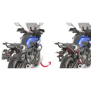 Support valises latérales moto Rapide Givi Monokey Yamaha Mt-07 Tracer (16 À 19) image-0