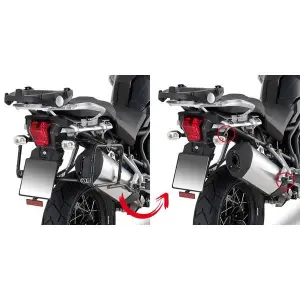 Support valises latérales moto Rapide Givi Monokey Triumph Tiger 1200 (18) image-0