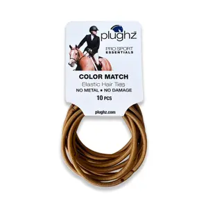 Haar elastiek voor vrouwen Plughz (x10) image-0