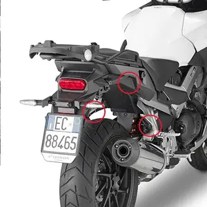 Motorrad-Seitenkofferhalter schnell Givi Monokey Side Honda Crossrunner 800 (15 À 19) image-0