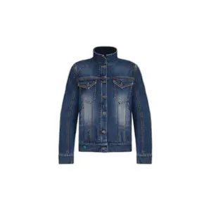 Damska dżinsowa kurtka moto PMJ Lucy