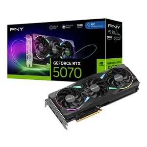 Carte graphique PNY GeForce RTX 5070 12GB ARGB Overclocked Triple Fan