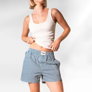 Striped Boyfriend Boxer Women Pockies image-1