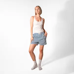 Striped Boyfriend Boxer Women Pockies image-3