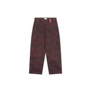 Cow Print Canvas Trousers Pockies Cottage