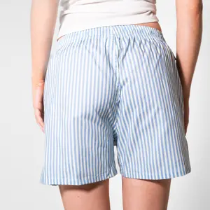 Striped Boyfriend Boxer Shorts for Women Pockies image-2