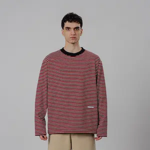 Gestreiftes Langarm-T-Shirt Pockies image-2