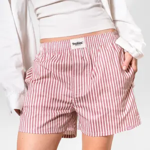 Striped Boyfriend Boxer Women Pockies image-3