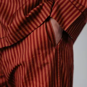 Striped Pyjama Trousers Pockies image-2