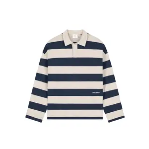 Gestreiftes Langarm-Polo Pockies