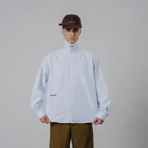 Gestreiftes Langarmshirt Pockies Oxford image-4