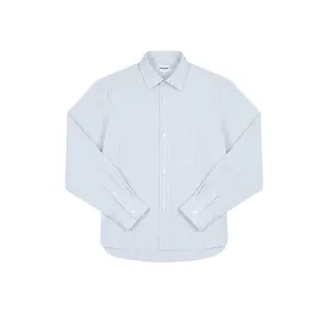 Striped Long-Sleeve Oxford Shirt Pockies Château