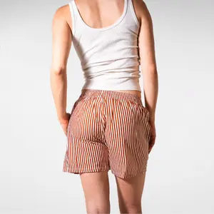 Striped Boyfriend Boxer Women Pockies image-2