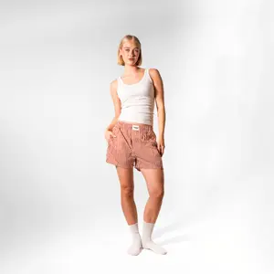 Striped Boyfriend Boxer Women Pockies image-3