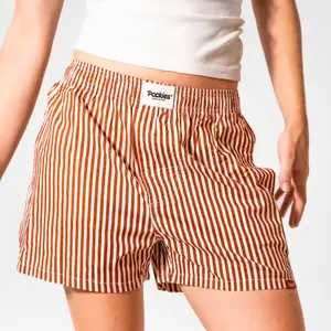 Striped Boyfriend Boxer Women Pockies image-5