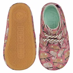 Baby girl booties Poco Nido Mighty - Chameleon Desert image-0