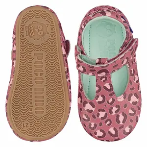 Baby girl ballerinas Poco Nido Mighty - Leopard image-0