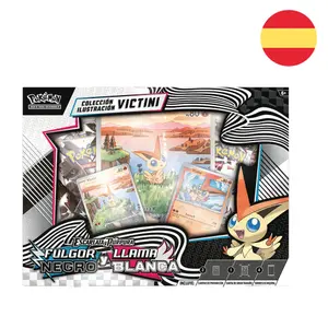 Toy Chest Cards Pokemon Trading Card Black Fulgor and White Flame Victini
