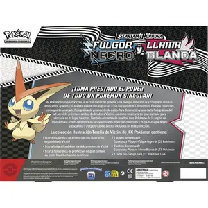 Toy Chest Cards Pokemon Trading Card Black Fulgor and White Flame Victini image-1